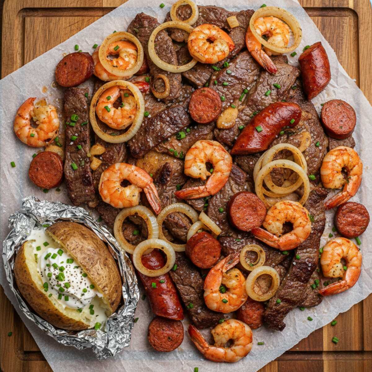 Parrillada Mar y Tierra (Mediana)