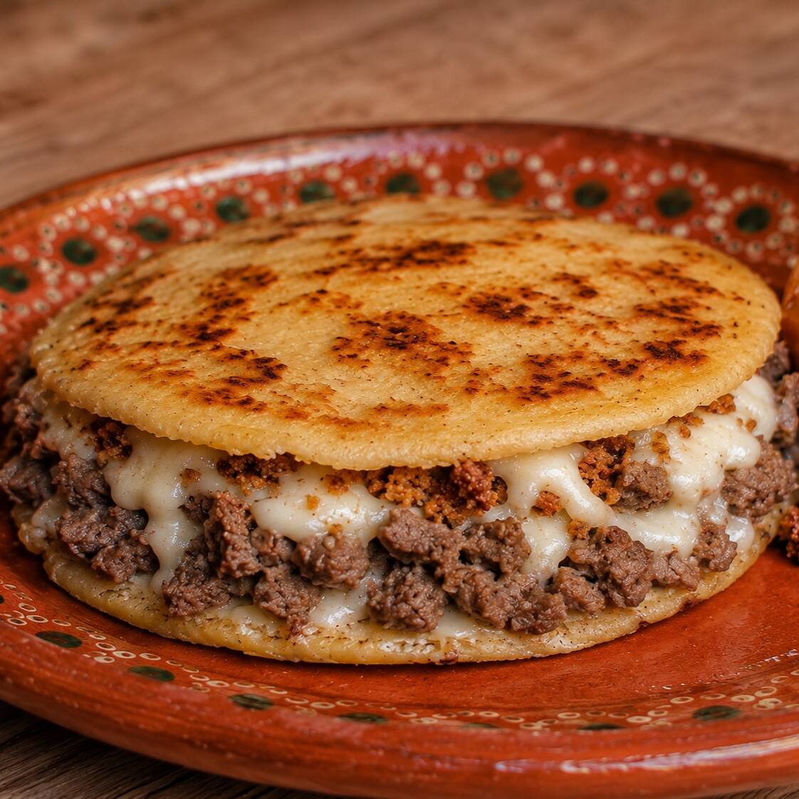 GORDITA COMBINADA CON BISTEC NATURAL 18cm