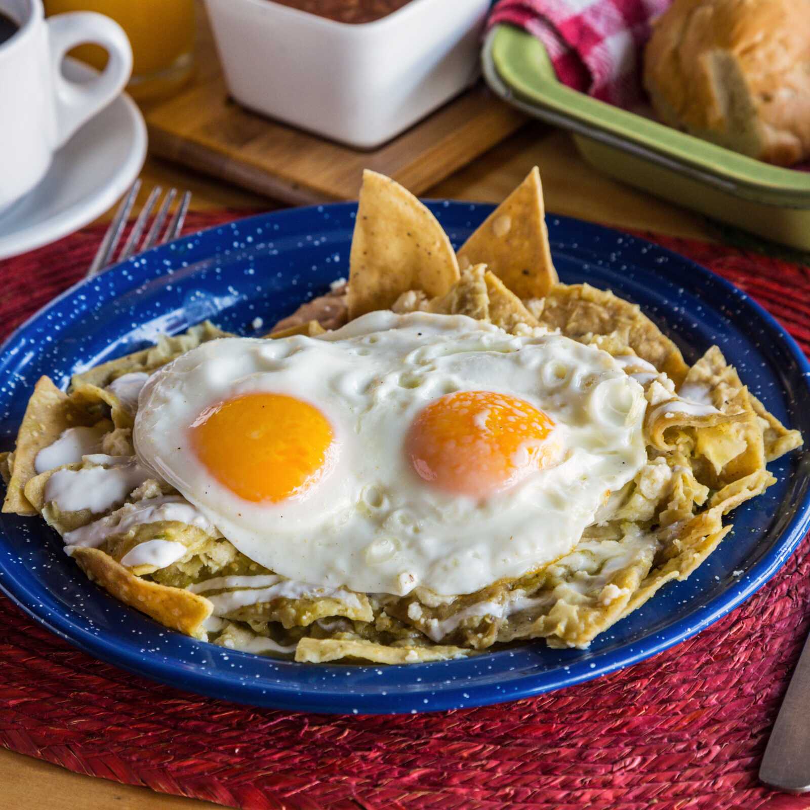 Orden de Chilaquiles con Huevo