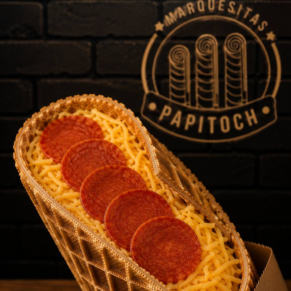 Pepperoni con Queso Bola