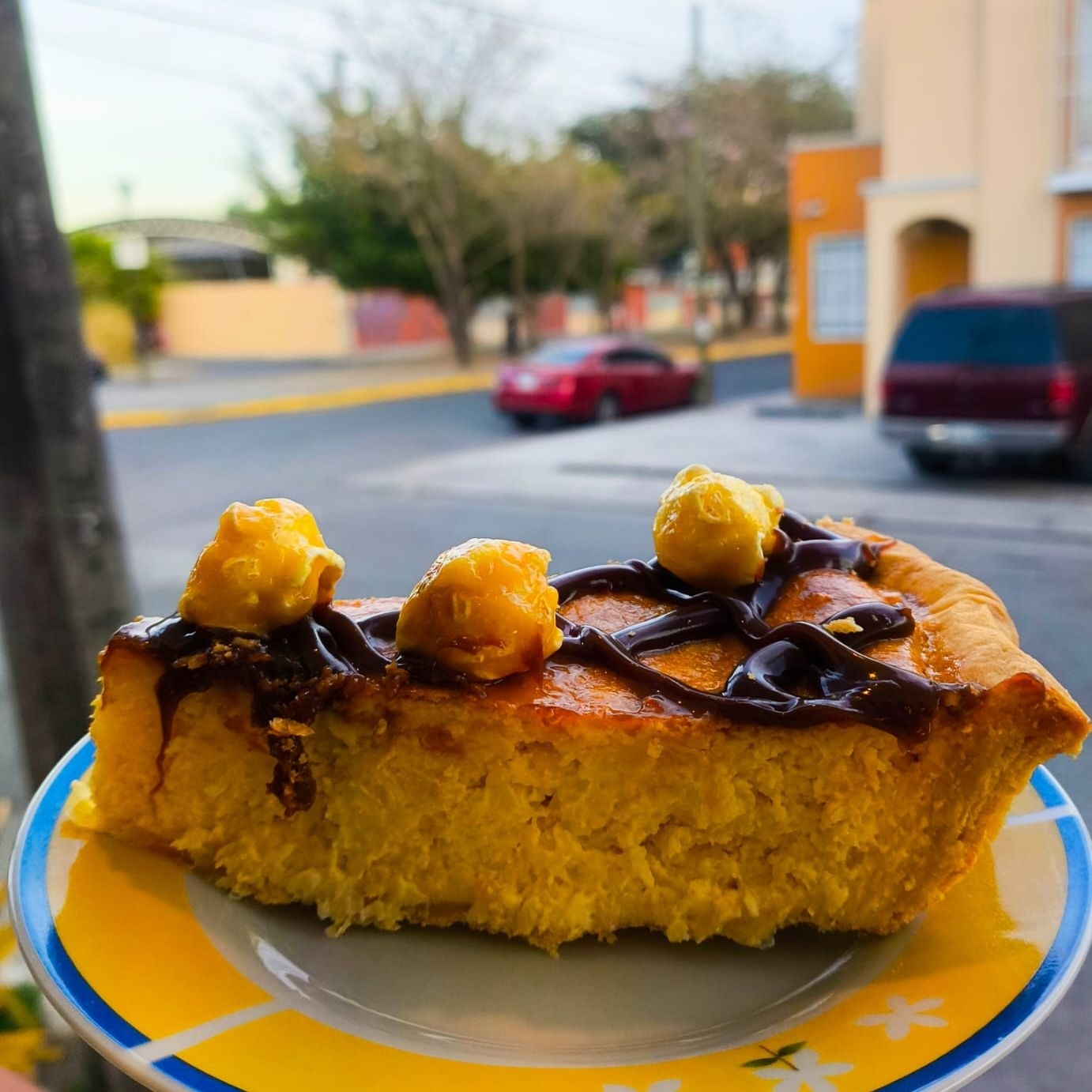 Rebanada Cheesecake de Elote