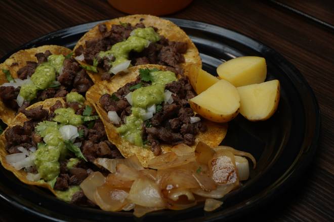 Tacos Carne Asada C/ Queso