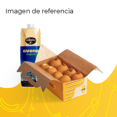 Caja X8 con Litro de Avena