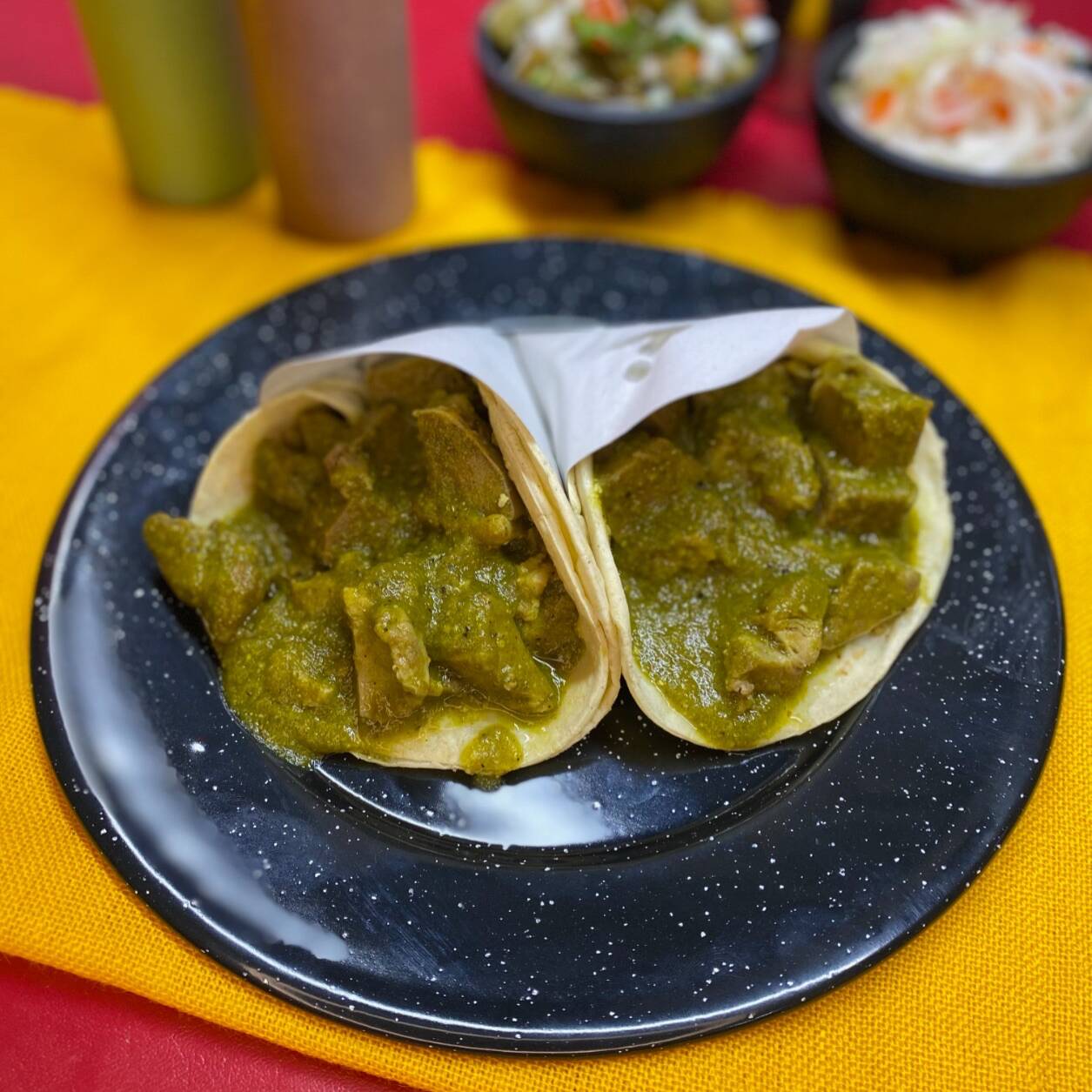 Taco de Lengua en Salsa Verde