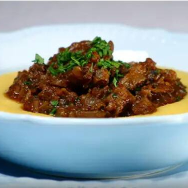 Angu à Baiana de Carnes Nobres / Polenta com Carnes Nobres