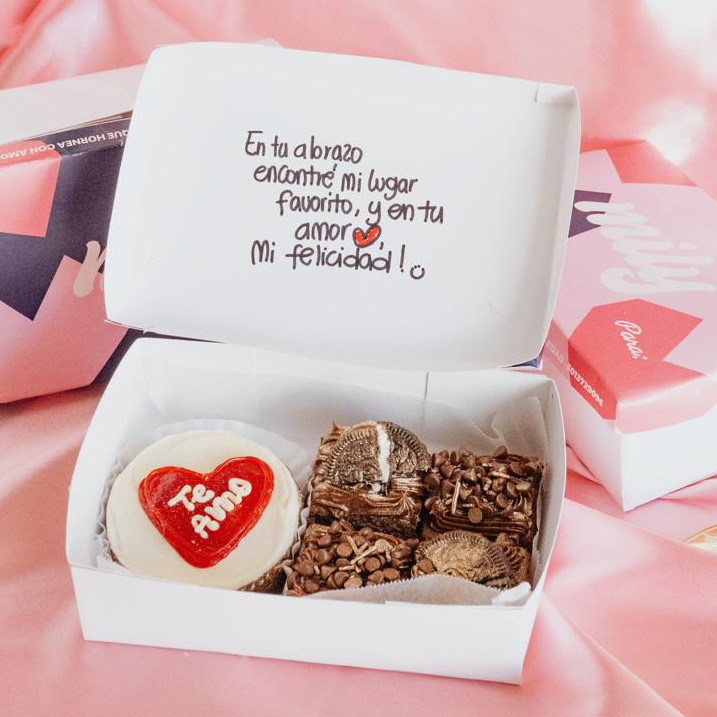 Box Mini Redondo - Te Amo