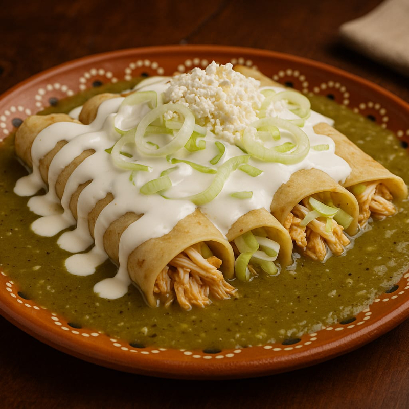 Enchiladas de Pollo
