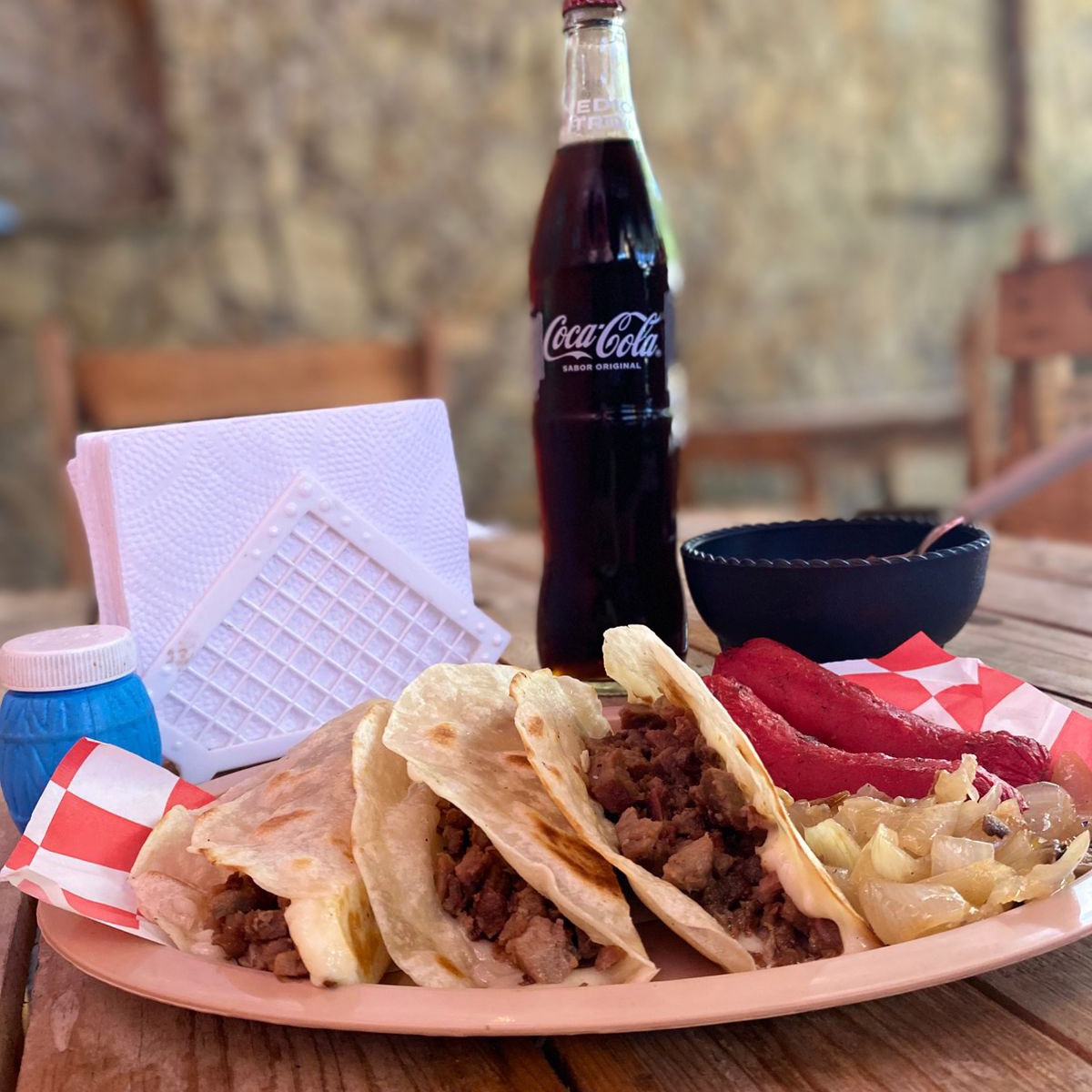 COMBO 2: 5 TACOS DE ASADA + 1 GRINGA