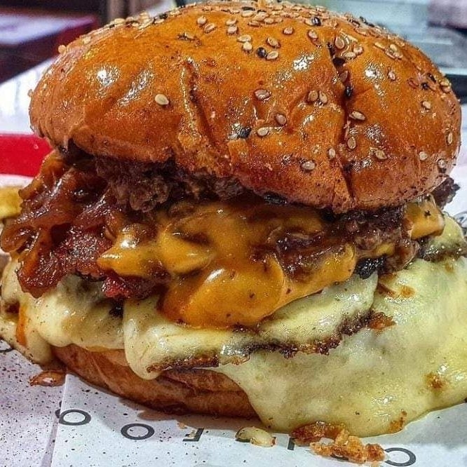 Combo Burger Crisfoods + Papas + Gaseosa