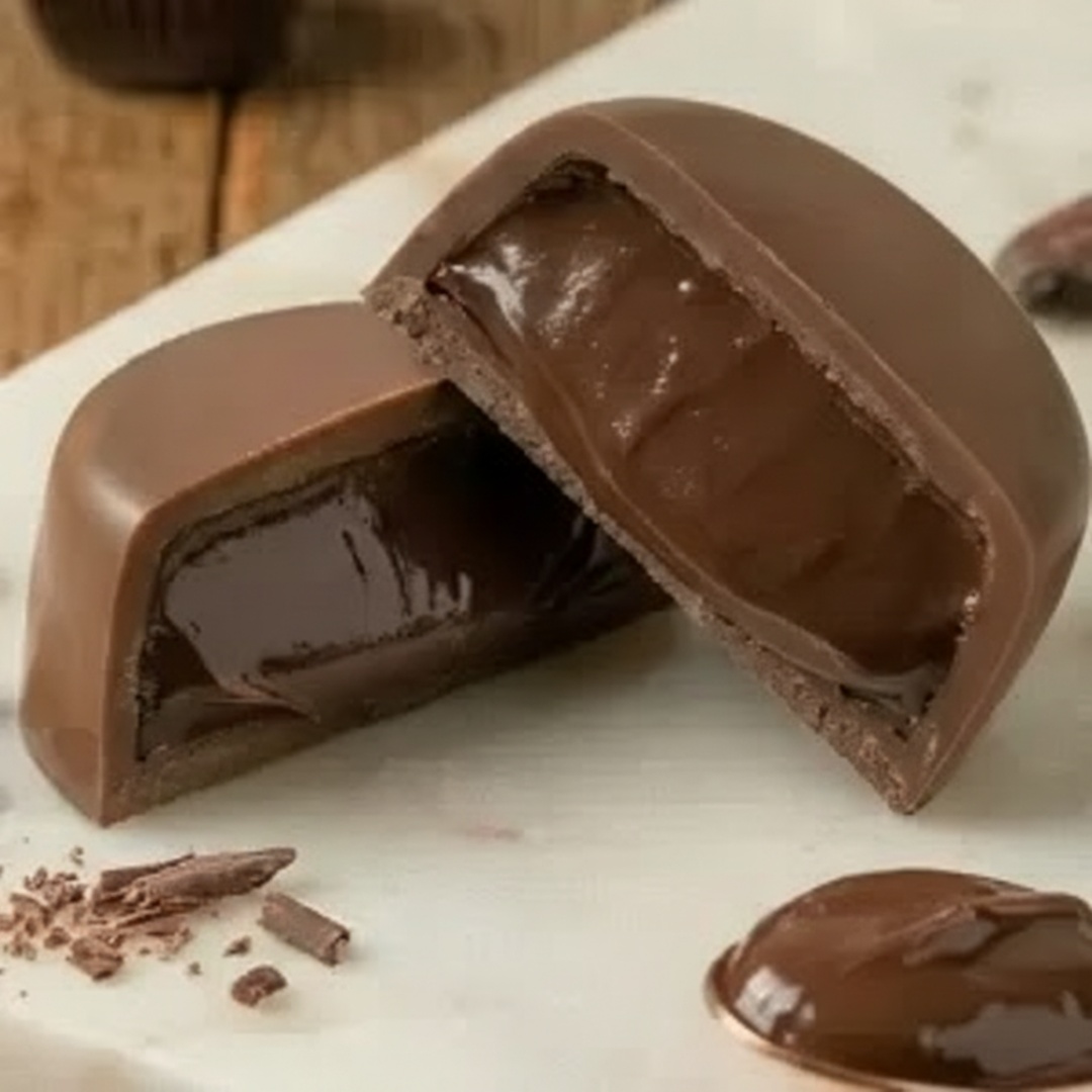 Bombom fit totalmente sem açúcar! Feito com chocolate ao leite diet e recheado com brigadeiro de chocolate. Informação Nutricional (Unidade): Valor Energético 190 kcal, Proteínas 7g, Carboidratos 13g (Açúcares 0g), Gorduras Totais 14g (Saturadas 7g, Trans 0g), Fibra Alimentar 1g e Sódio 57mg. Lista de Ingredientes: Chocolate ao leite diet, leite condensado diet, cacau 100% e leite em pó integral. Valores estimados com base nos ingredientes e peso médio do bombom. Alérgenos: Contém leite e derivados. Não contém glúten. Não contém açúcar adicionado.
