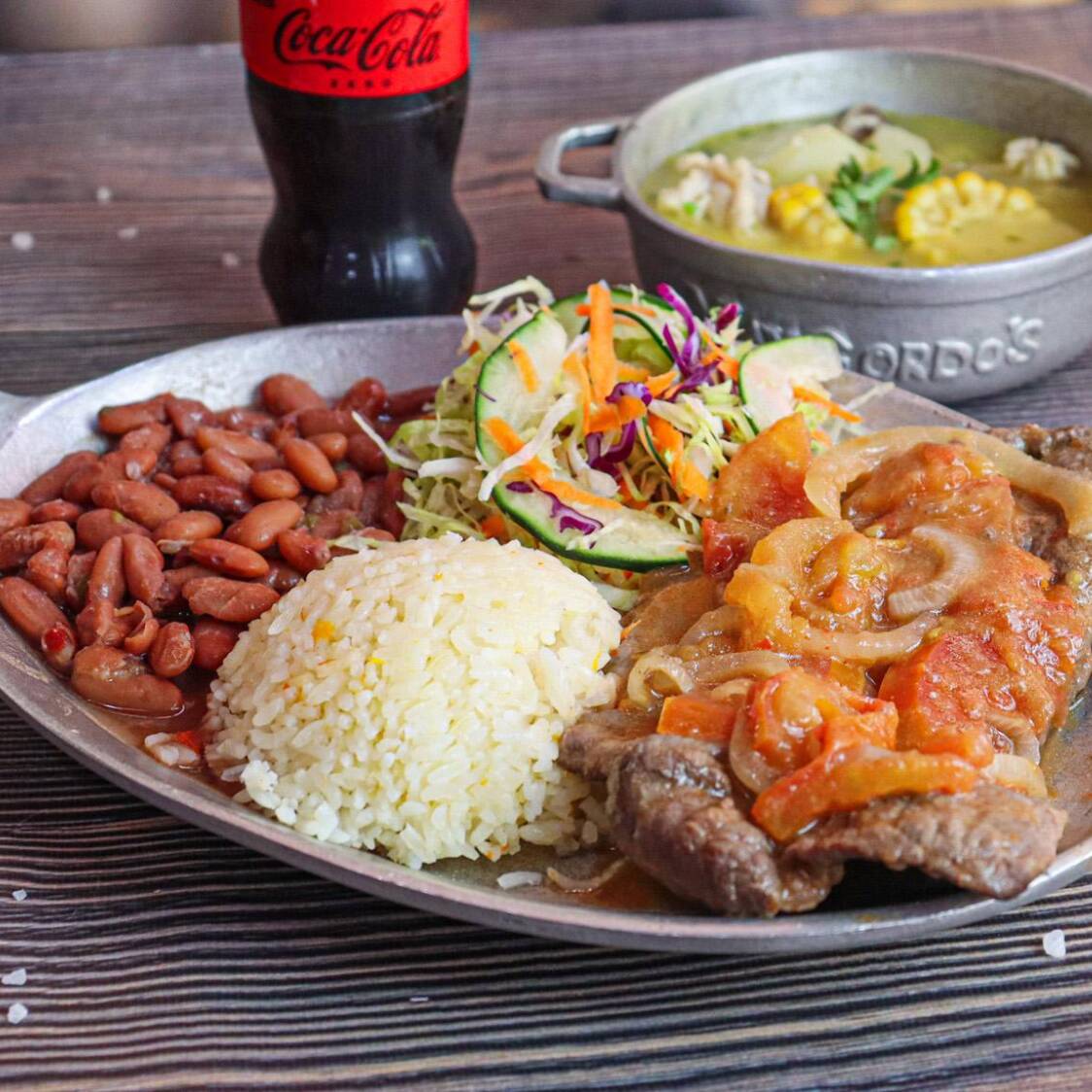 Almuerzo Carne en Bistec