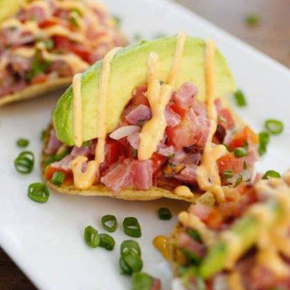 Tostada de Atún Teriyaki