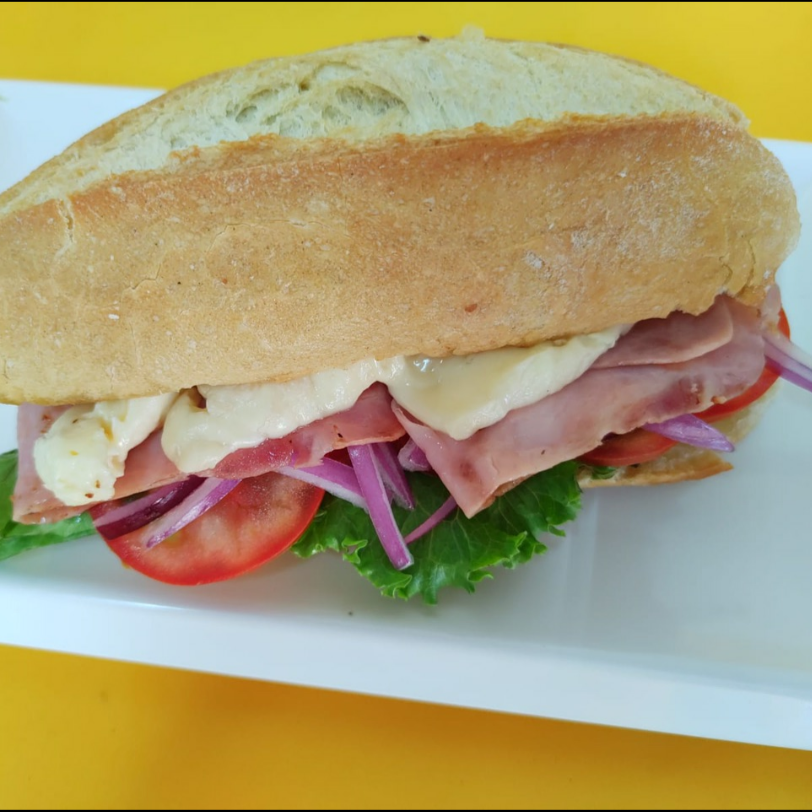LONCHE JAMON CON PANELA