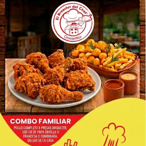 POLLO BROASTER COMPLETO
