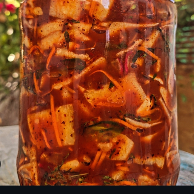 Kimchi de Jícama