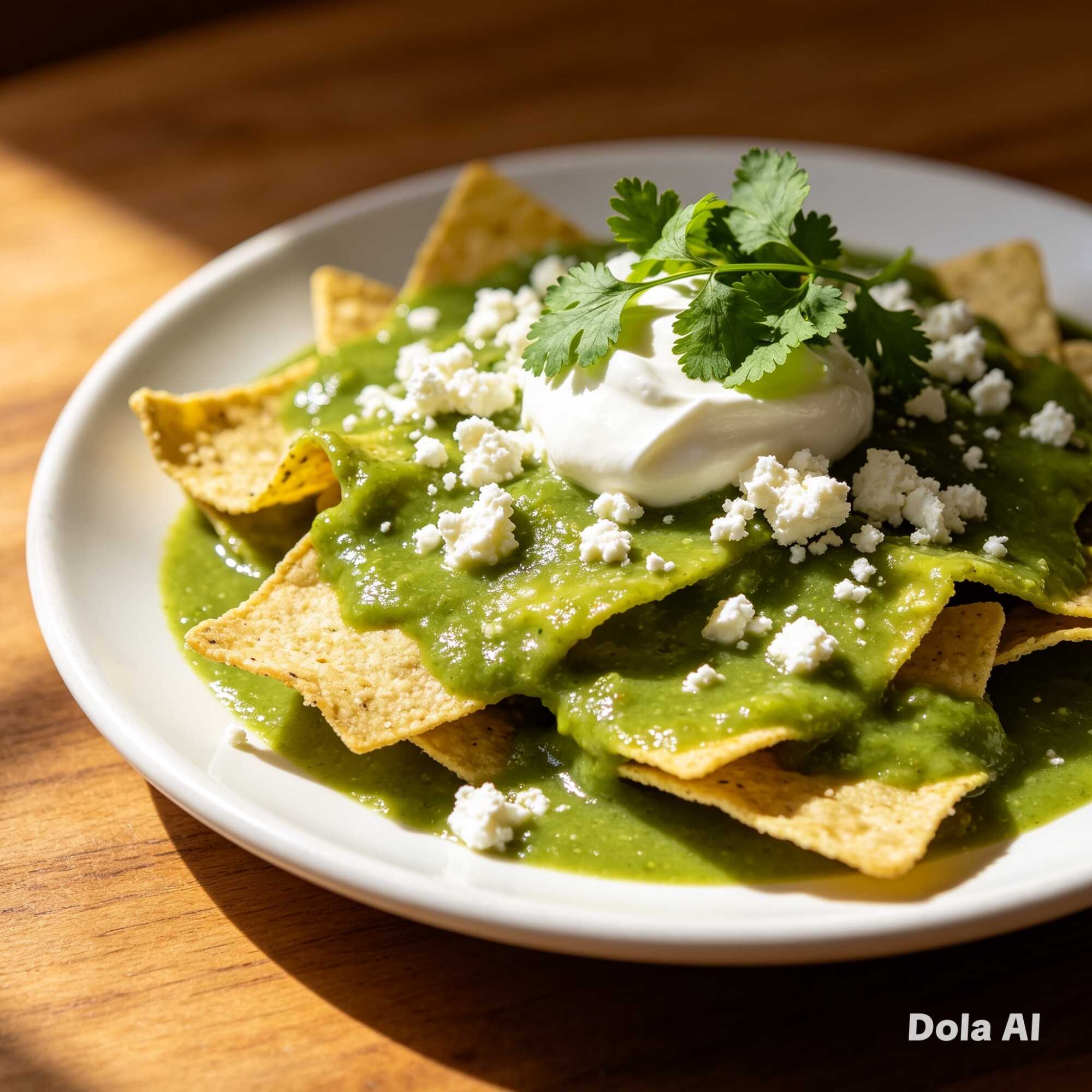 Chilaquiles Verdes Sencillos