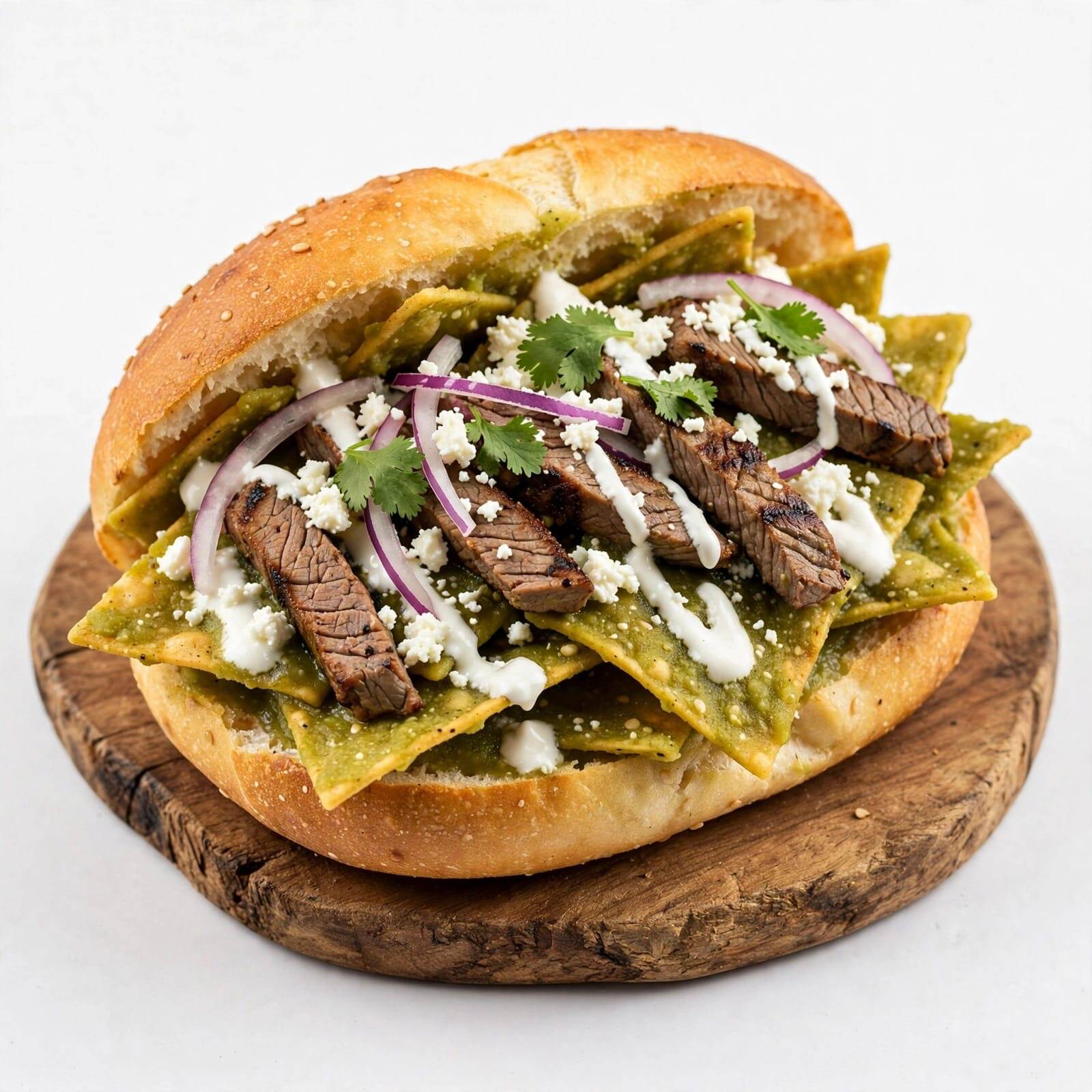 Torta Chilaquiles / Carne