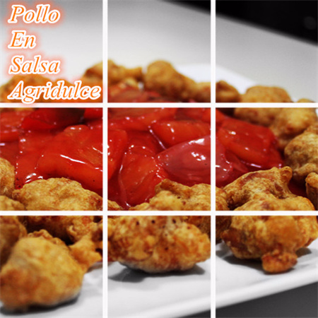 Pollo en Salsa Agridulce