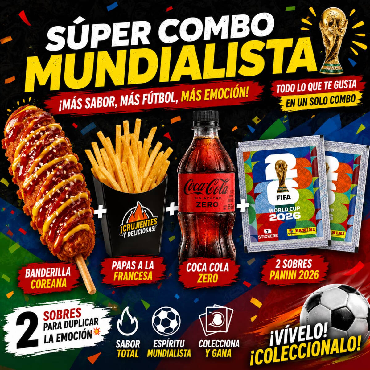 Super Combo Mundialista Panini 2026