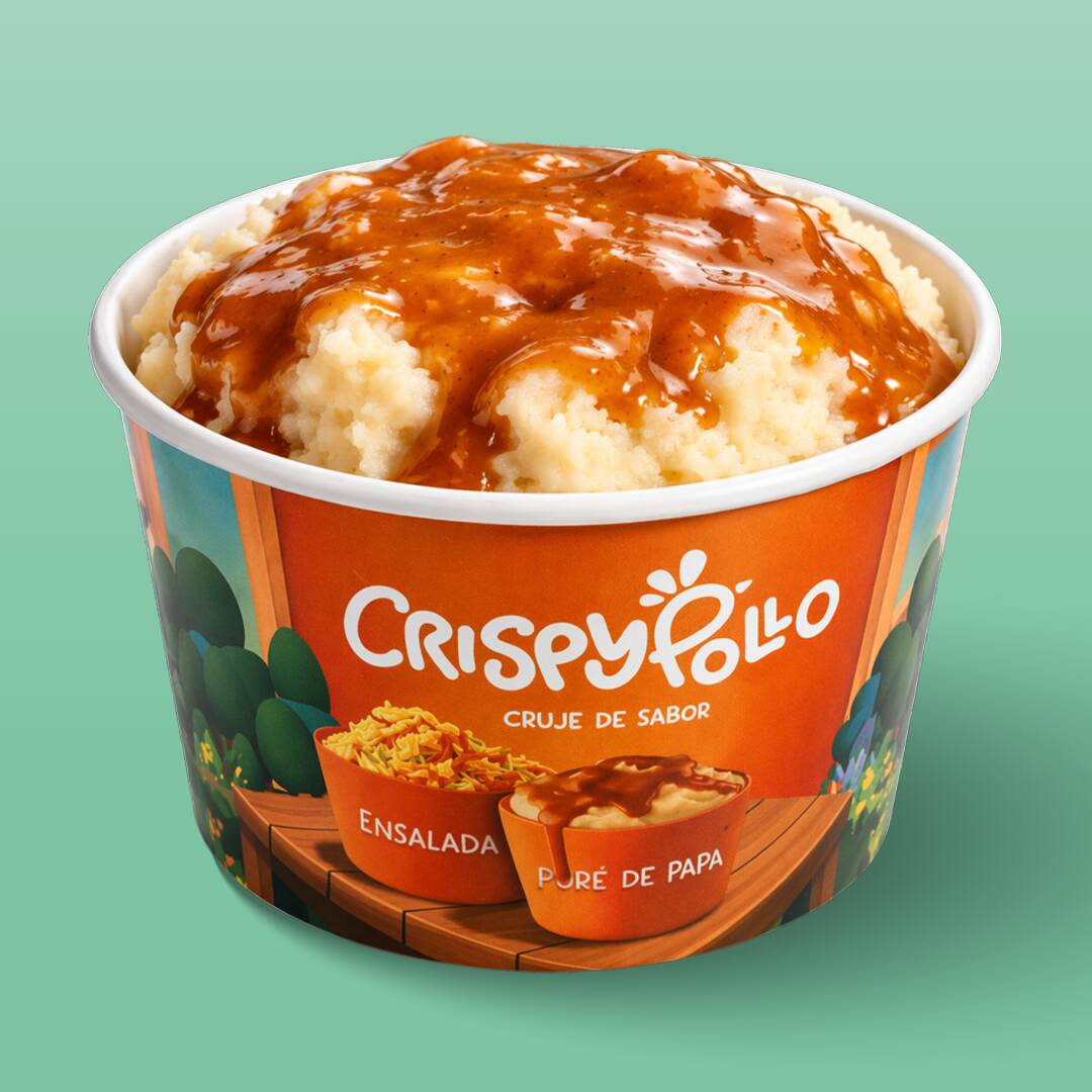 Puré de Papa y Gravy Familiar
