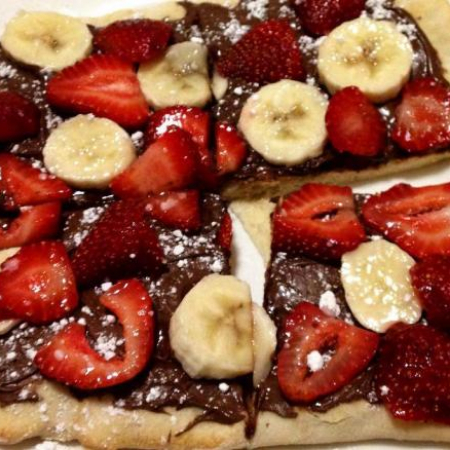 pizza nutella