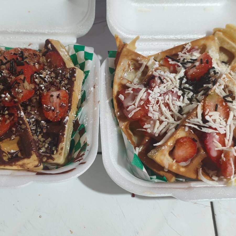 Promoción 2 Waffles de 3 Ingredientes