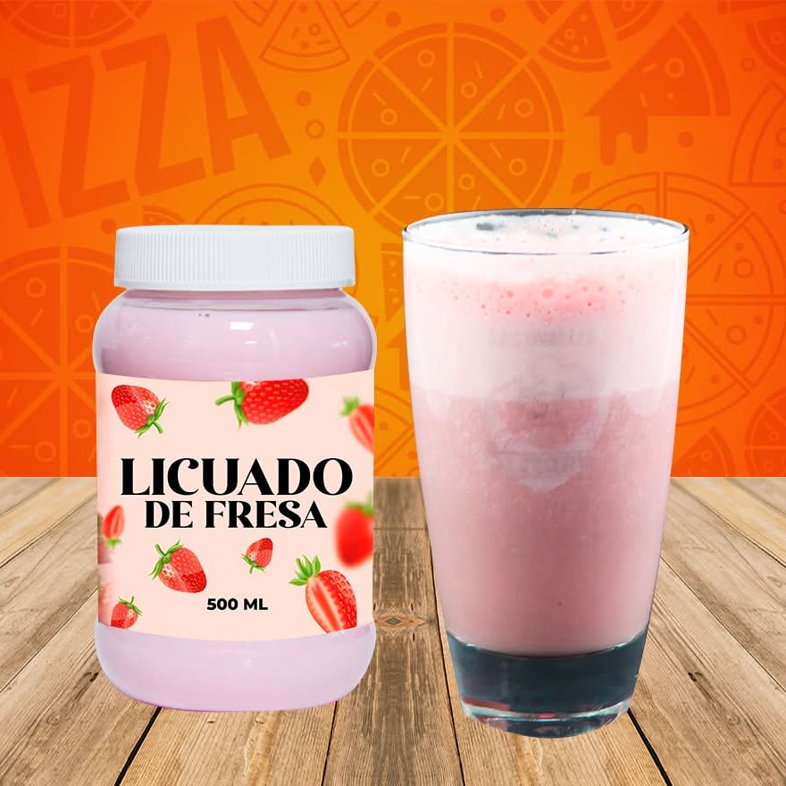 Licuado De Fresa 500 ml