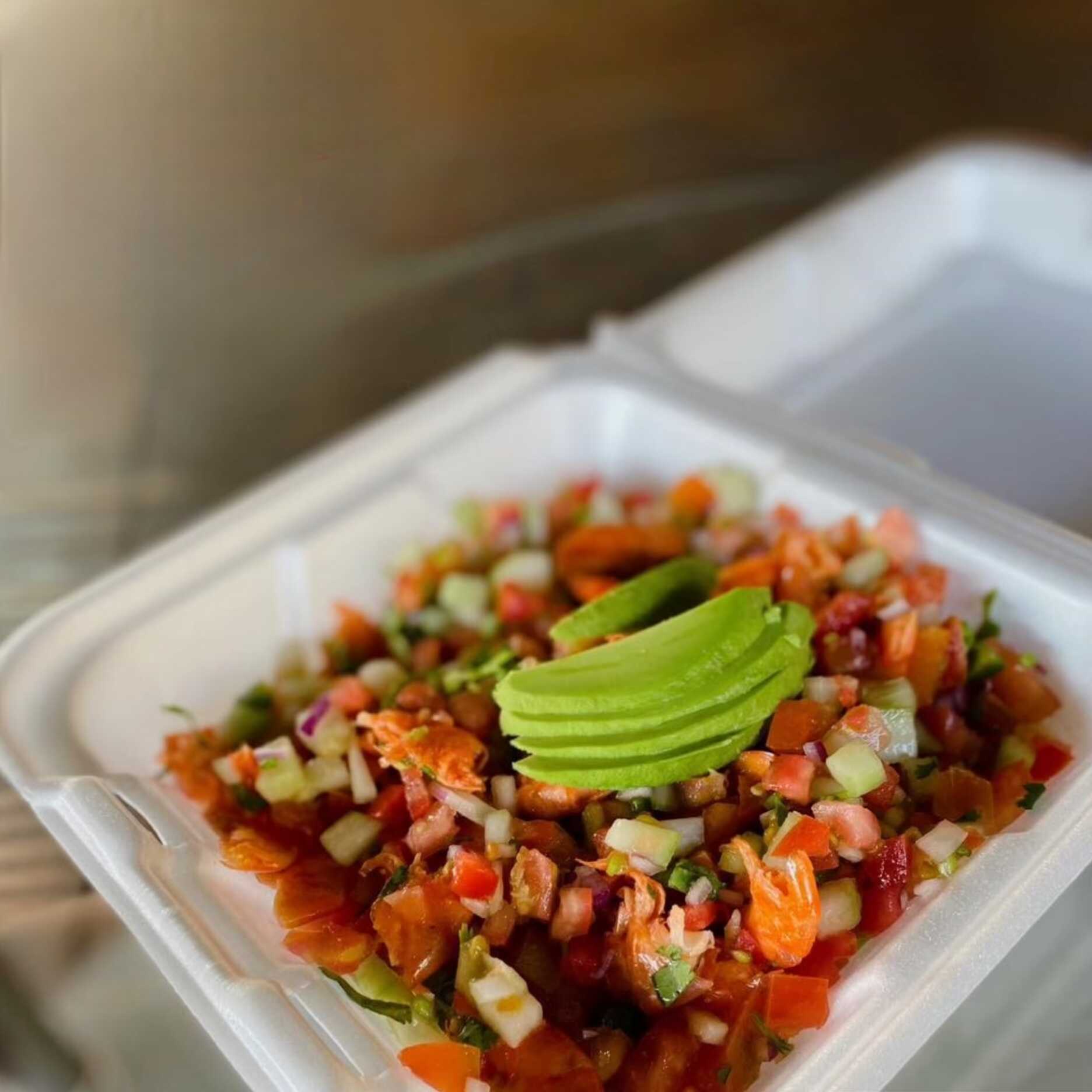 Ensalada de Camaron Camaron Seco