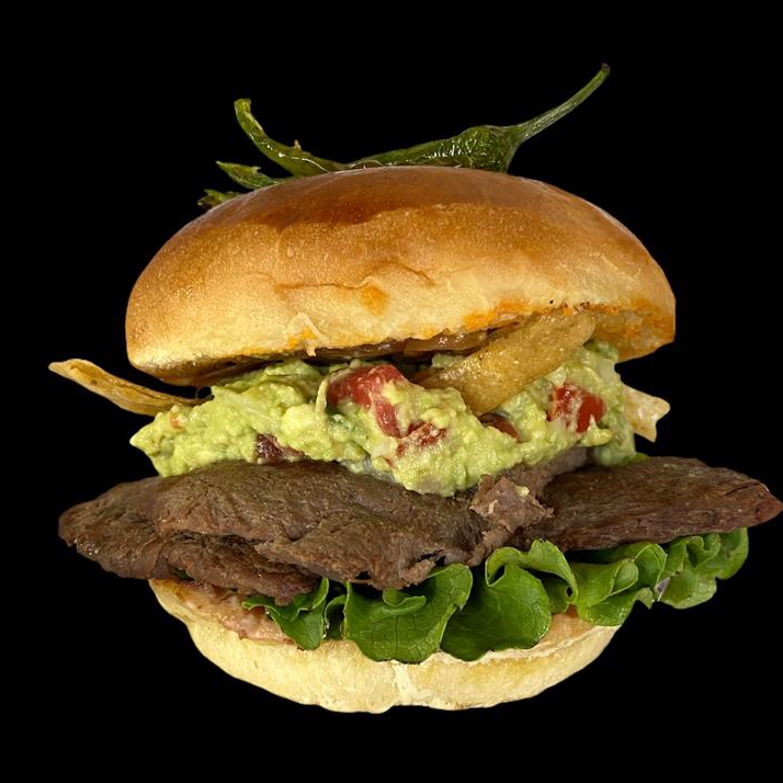 Hamburguesa de Arrachera