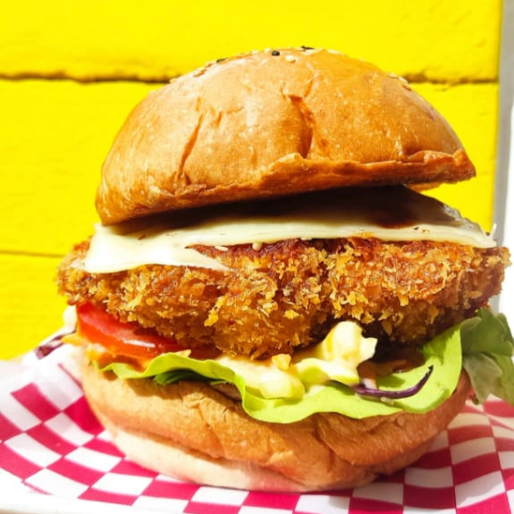 Hamburguesa de Pollo Sencilla