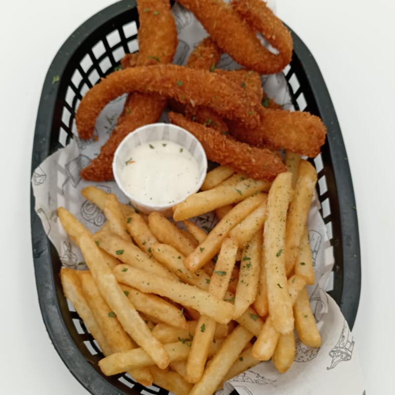 Fish and Chips + Papas