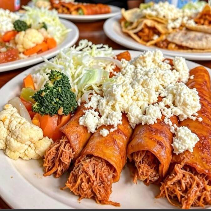 Taco Rojo de Picadillo