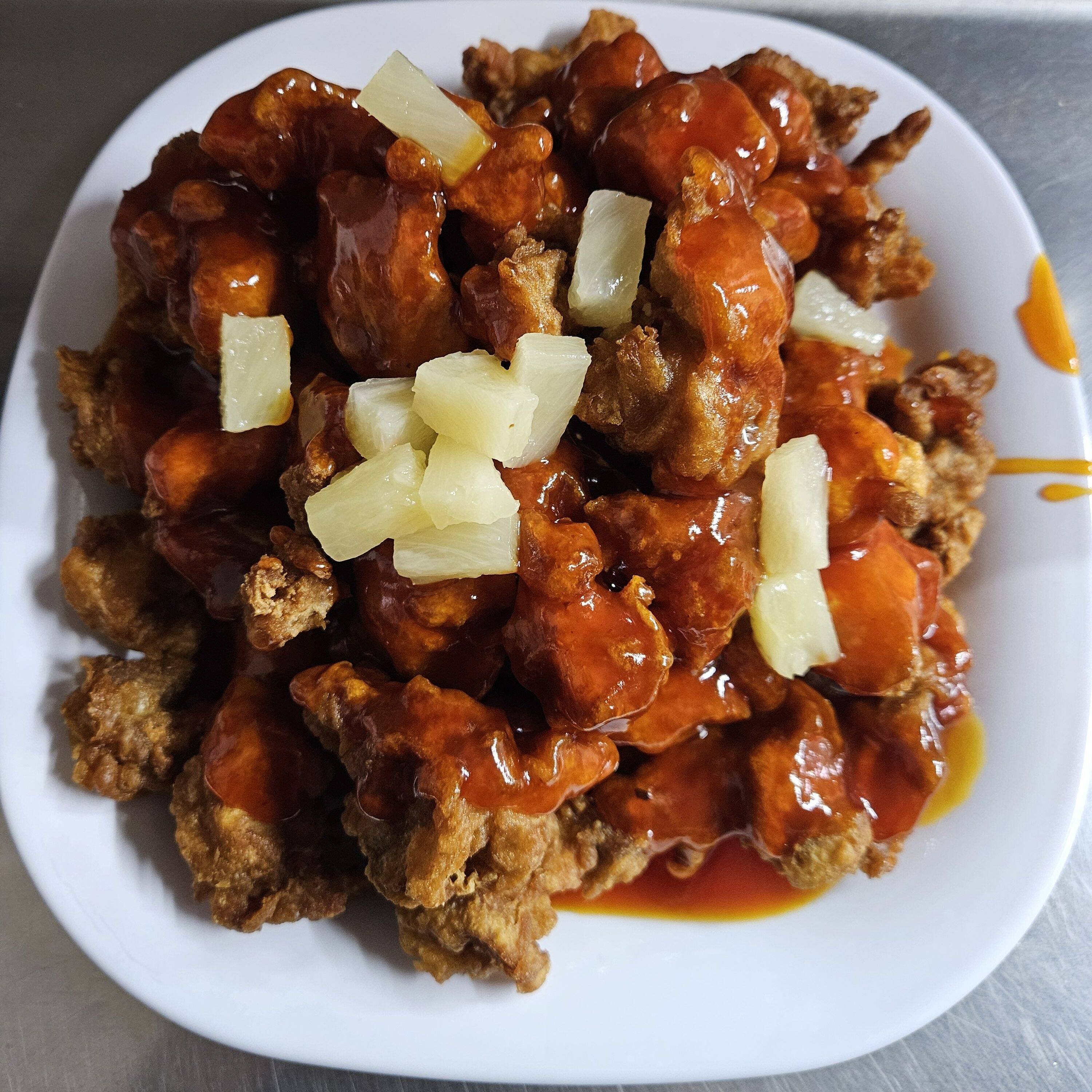 Pollo con Piña