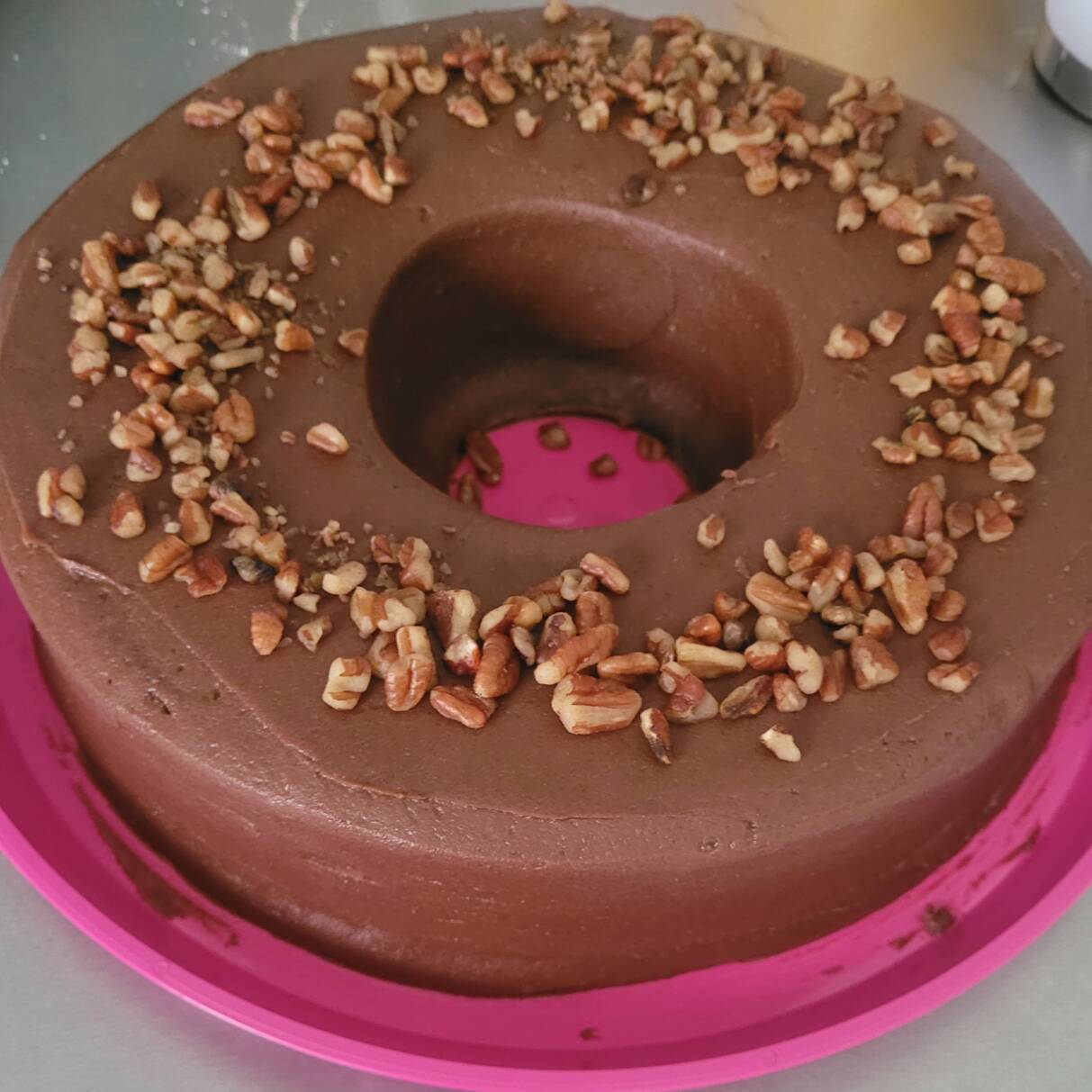 Rebanada Rosca de vainilla con chocolate