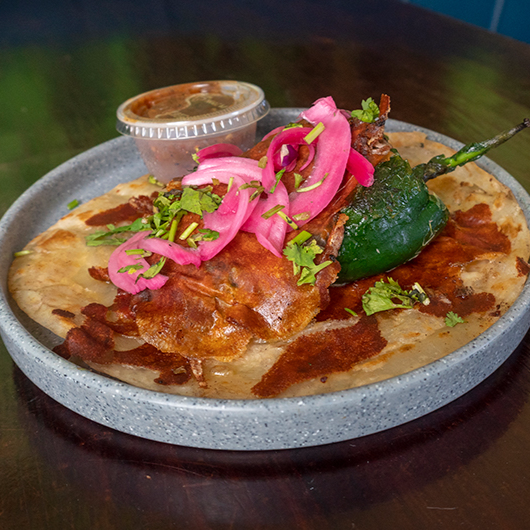 TACO CHILACA DE ARRECHERA