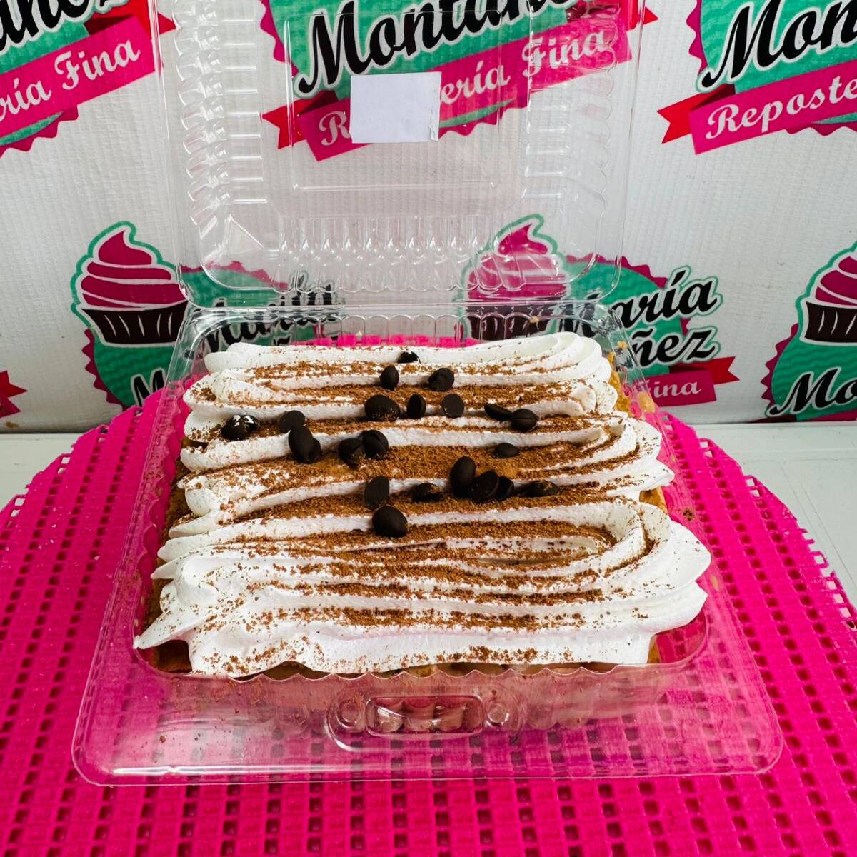 Pastel de Galleta de relleno de Capuchino