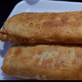Burrito de Frijol con Queso y Jamón