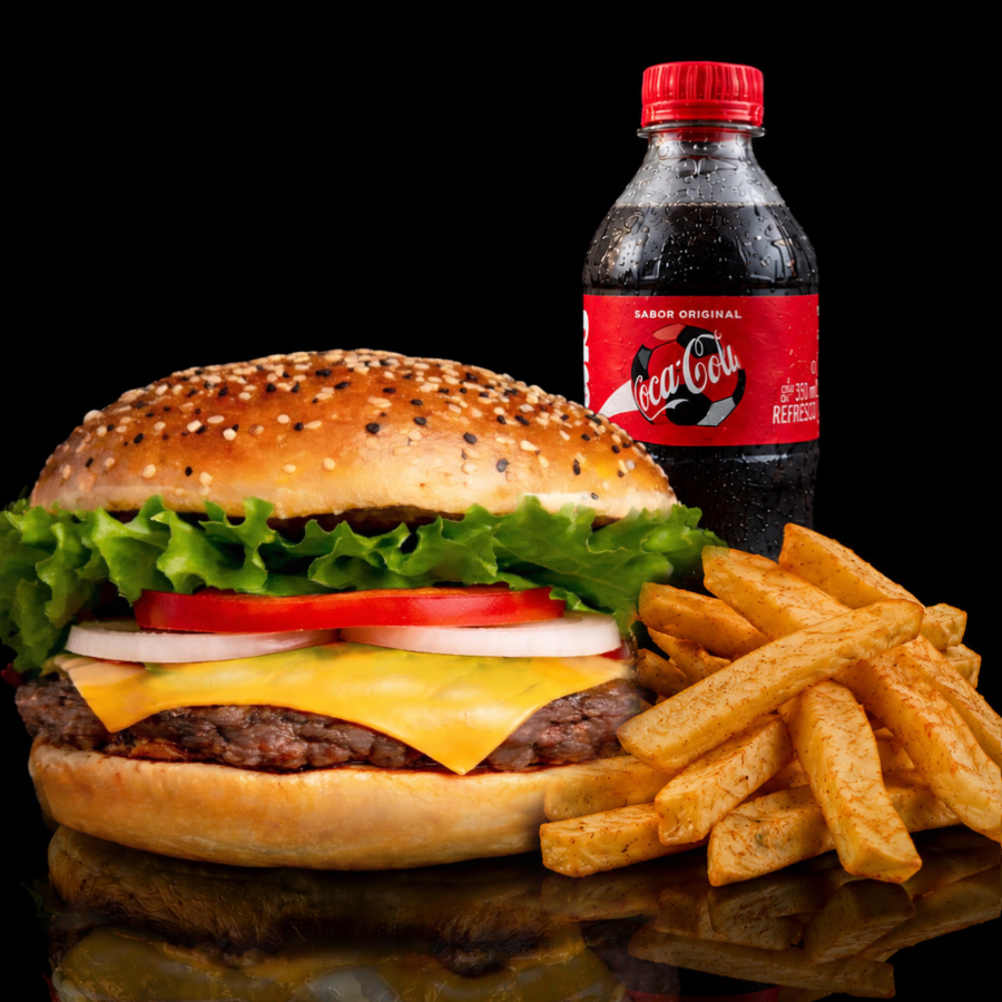Combo - The Classic + Papas Con Especias +Refresco