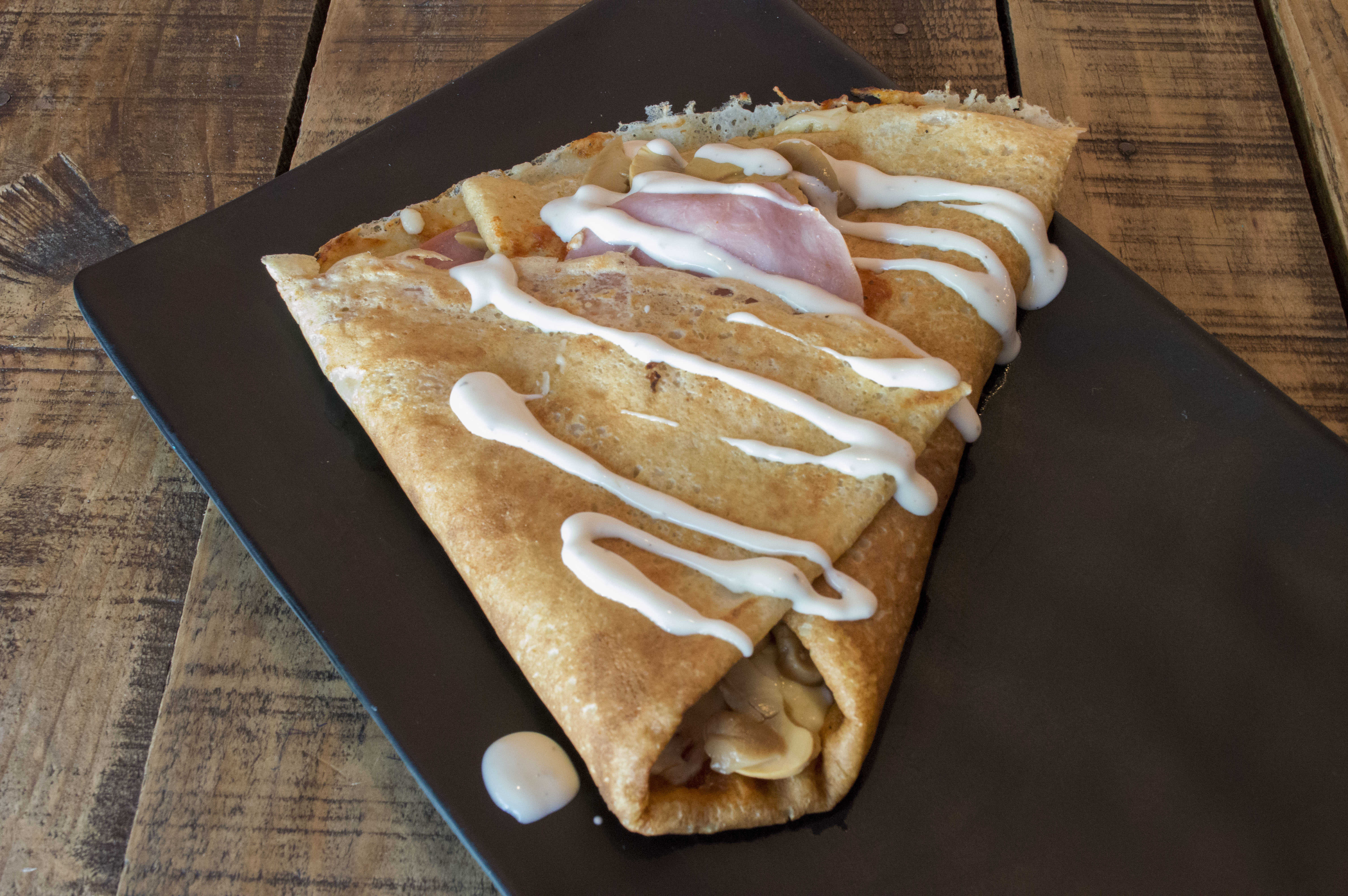 Crepa Salada de 2 Ingredientes