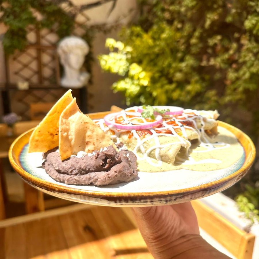 Enchiladas Suizas con Pollo