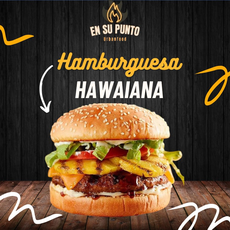 Hamburguesa Hawaiana