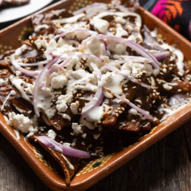 Chilaquiles de Frijol Platillo