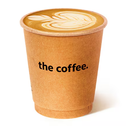 Latte com caramelo. A melhor coisa que você vai provar hoje. (com café especial e leite) (230ml)