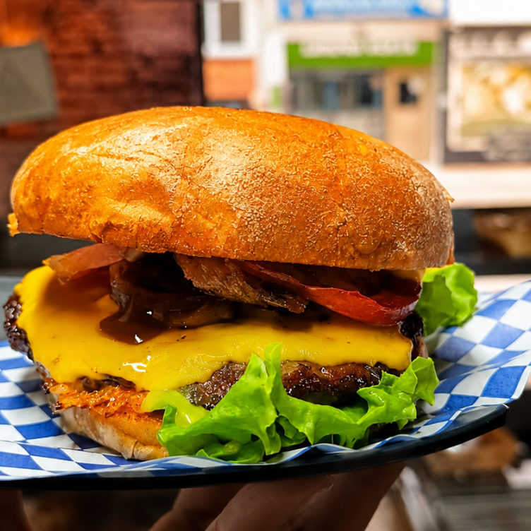 Hamburguesa - Pionera