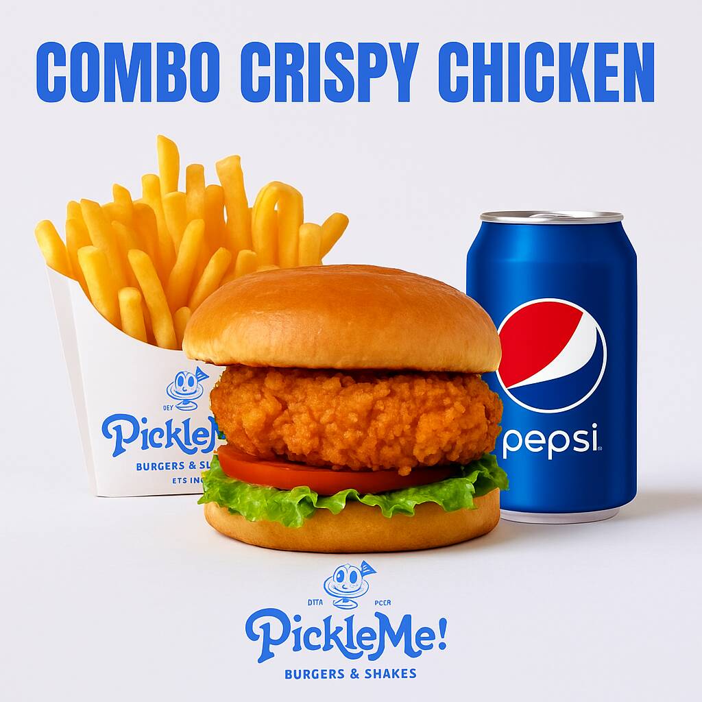 COMBO CRISPY CHICKEN, PAPAS Y REFRESCO