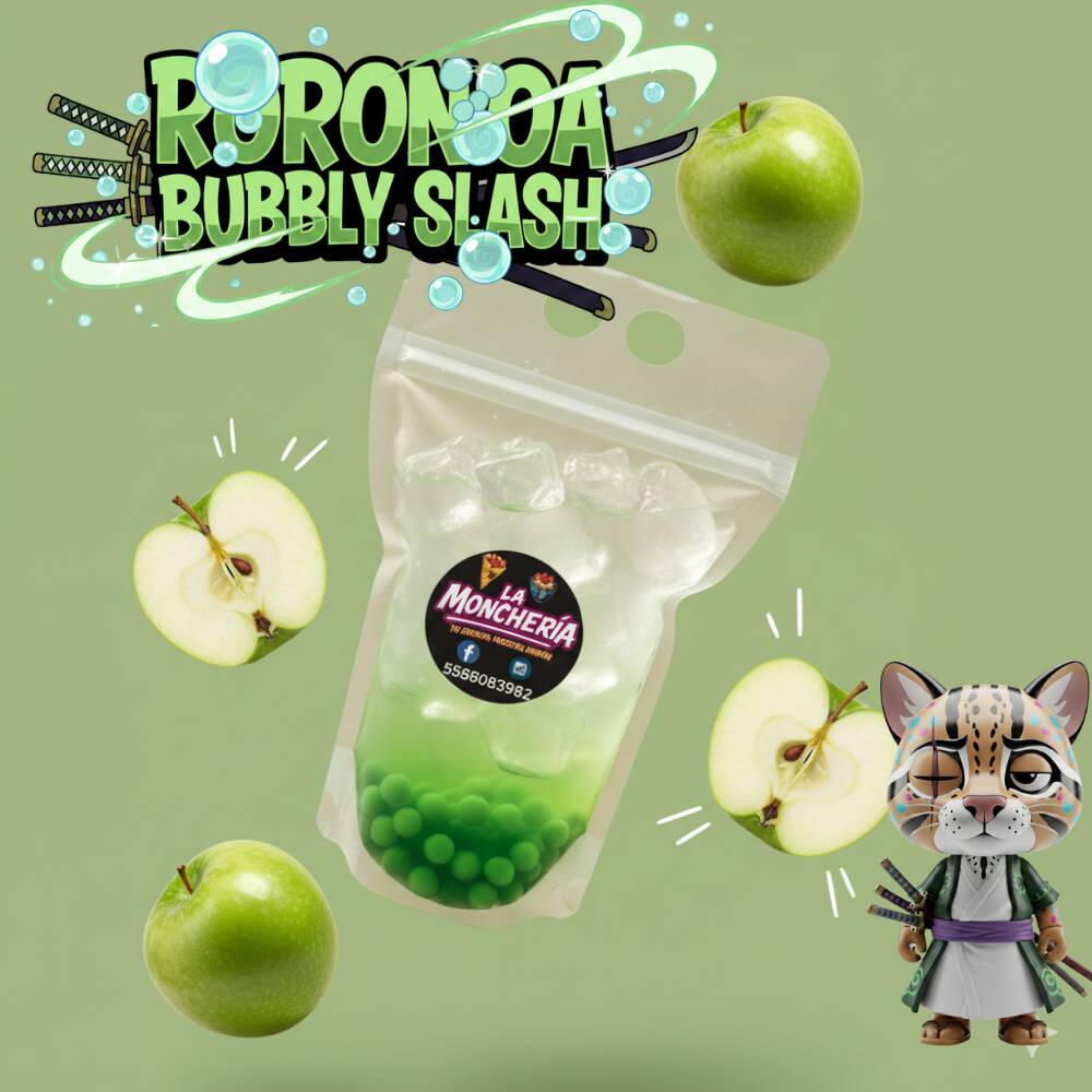 Roronoa Bubbly Slash (Soda Manzana Verde)