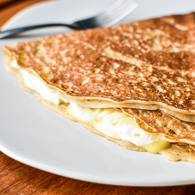 CREPA SALADA (QUESO GOUDA)