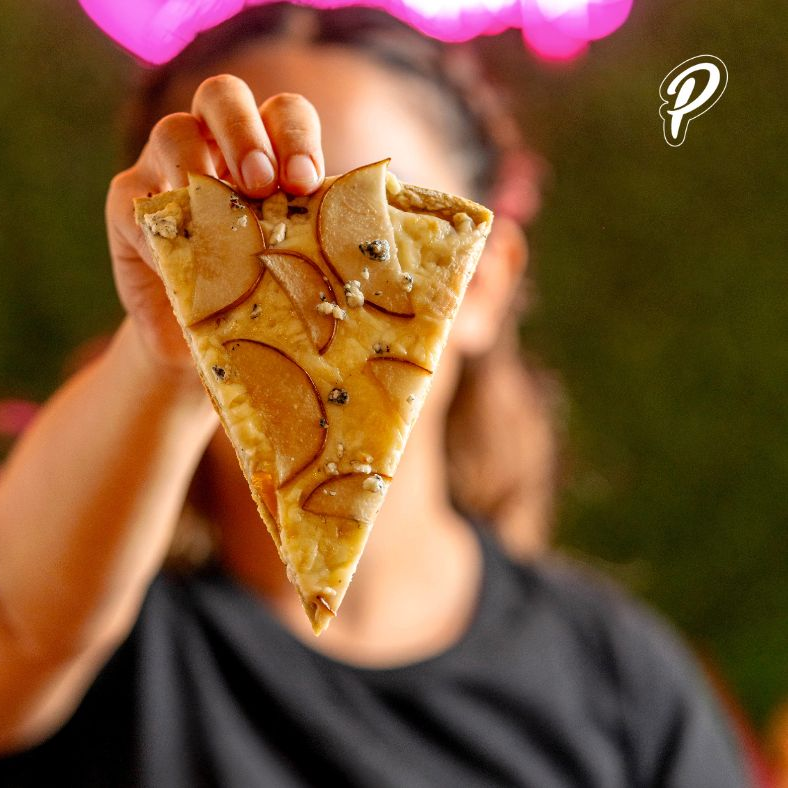 Pizza de Pera con Queso de Cabra