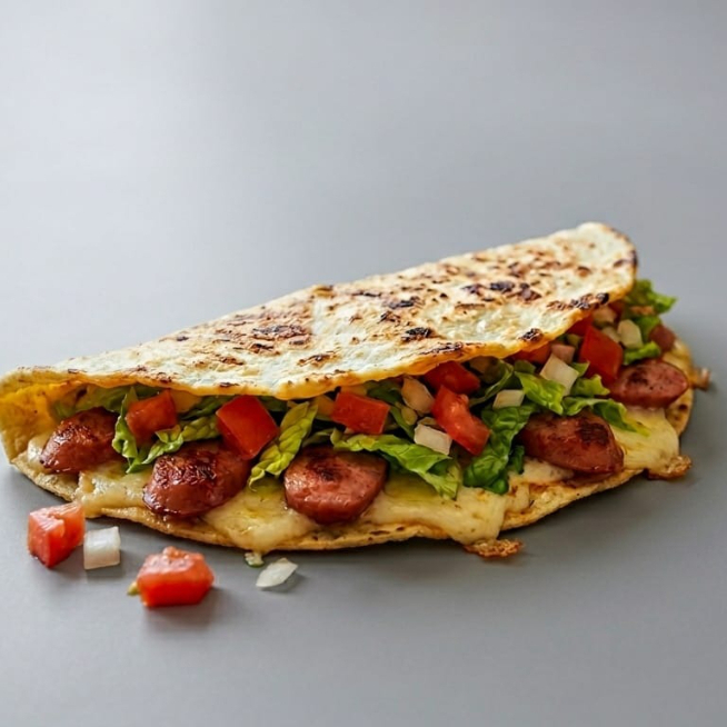 Quesadilla de Salchicha