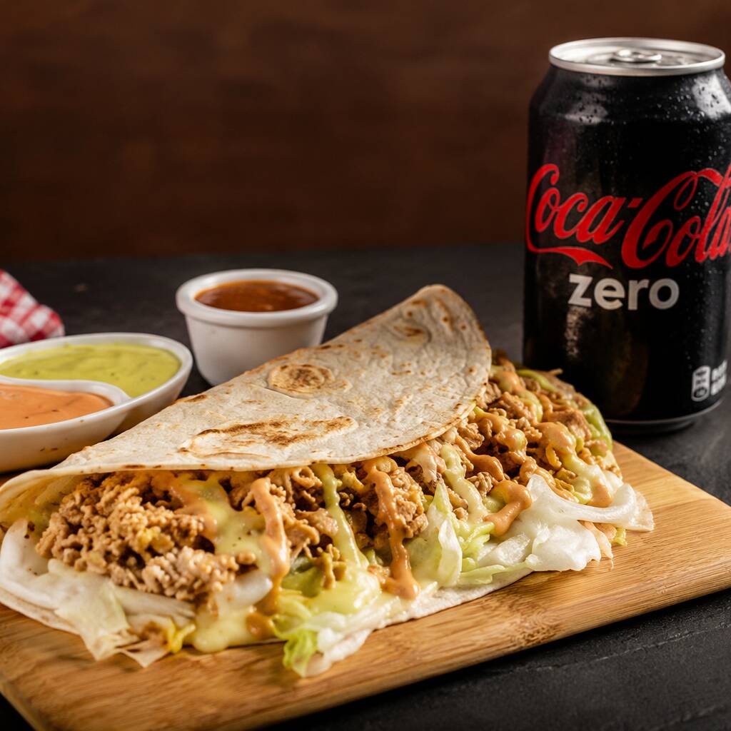 Quesadilla + Gaseosa Zero 💥